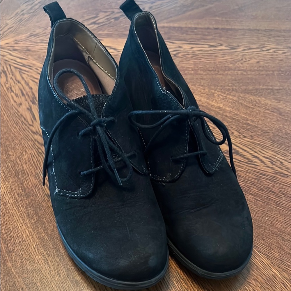 Dansko Black Heeled Boots for Women